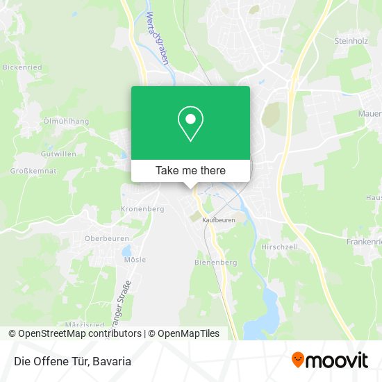 Карта Die Offene Tür