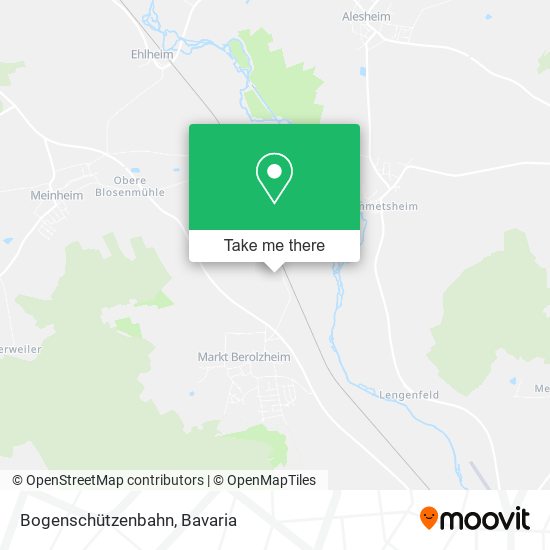 Bogenschützenbahn map