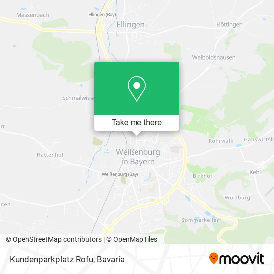 Карта Kundenparkplatz Rofu