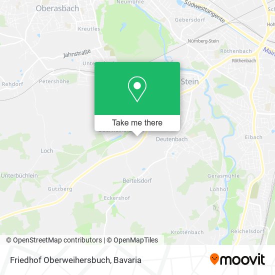 Friedhof Oberweihersbuch map