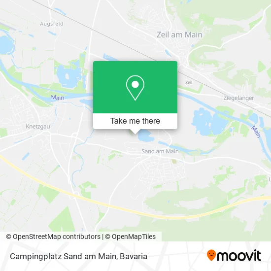 Карта Campingplatz Sand am Main