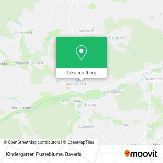 Kindergarten Pusteblume map