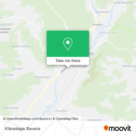 Карта Kläranlage