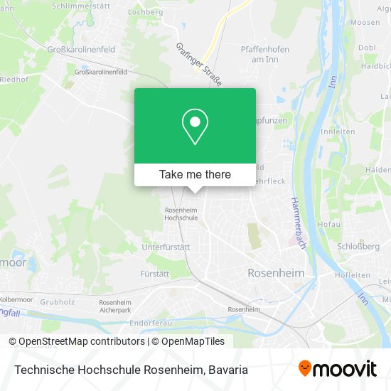 Technische Hochschule Rosenheim map