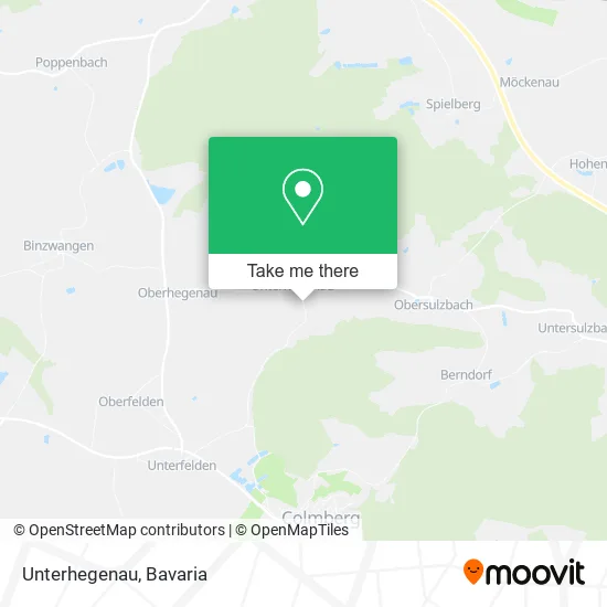 Карта Unterhegenau