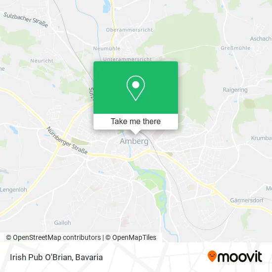 Карта Irish Pub O'Brian