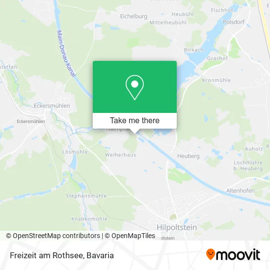 Карта Freizeit am Rothsee
