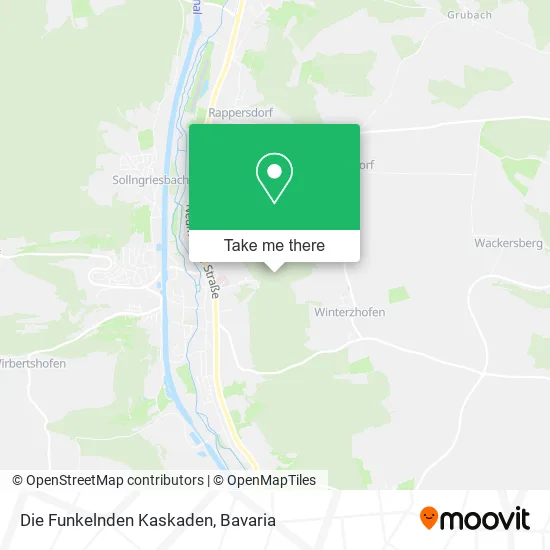 Карта Die Funkelnden Kaskaden