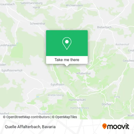 Карта Quelle Affalterbach