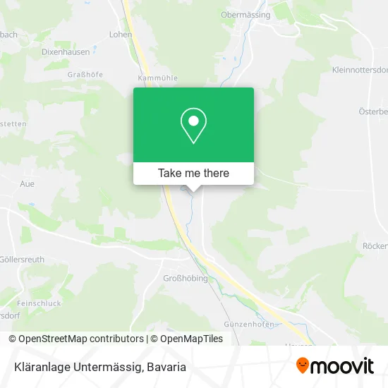 Карта Kläranlage Untermässig