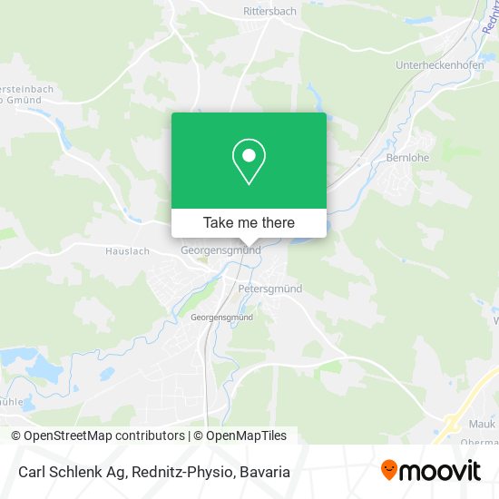 Карта Carl Schlenk Ag, Rednitz-Physio