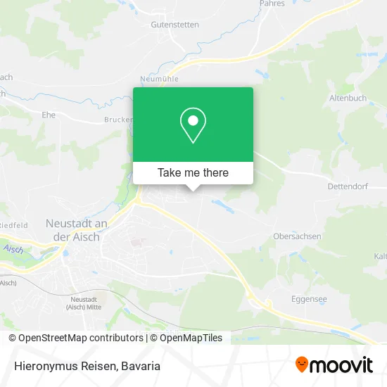 Карта Hieronymus Reisen