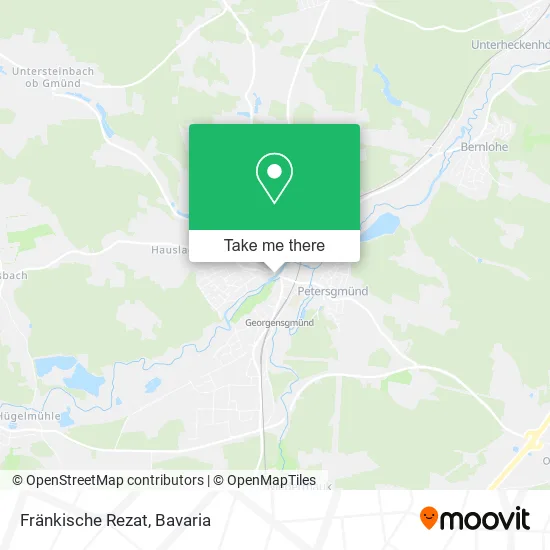 Карта Fränkische Rezat