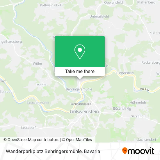 Карта Wanderparkplatz Behringersmühle