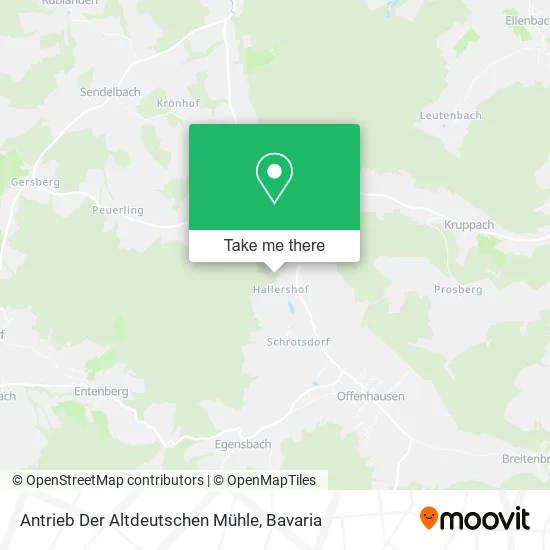 Карта Antrieb Der Altdeutschen Mühle
