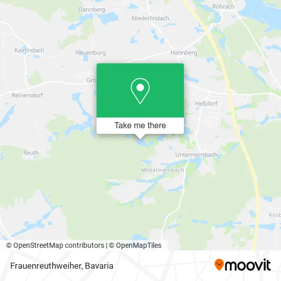 Карта Frauenreuthweiher