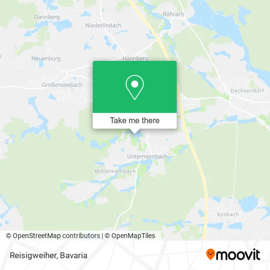 Карта Reisigweiher