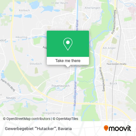 Gewerbegebiet ""Hutacker"" map