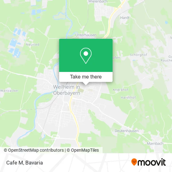 Карта Cafe M