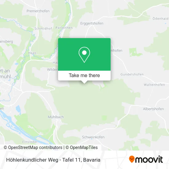 Карта Höhlenkundlicher Weg - Tafel 11