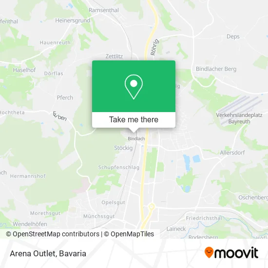 Карта Arena Outlet