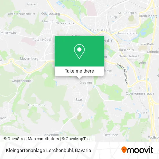 Карта Kleingartenanlage Lerchenbühl