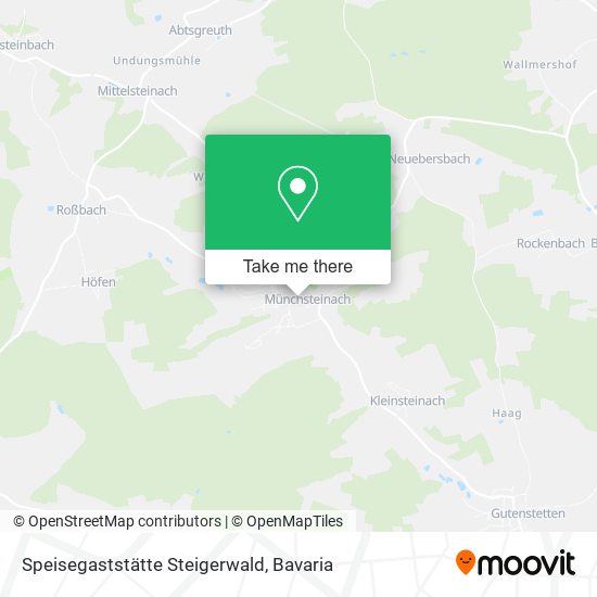 Speisegaststätte Steigerwald map