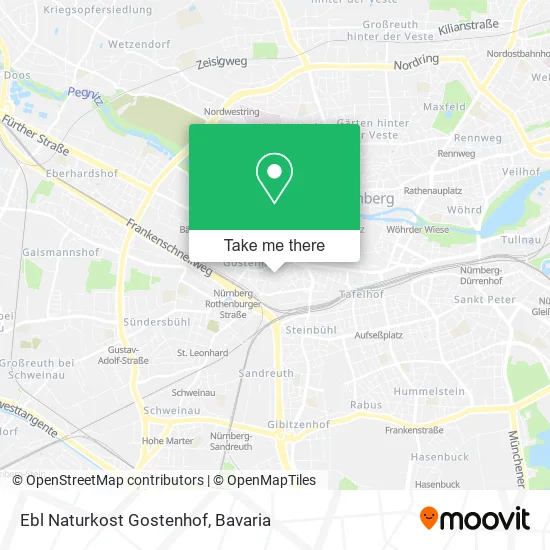 Карта Ebl Naturkost Gostenhof