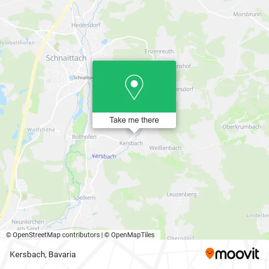 Карта Kersbach