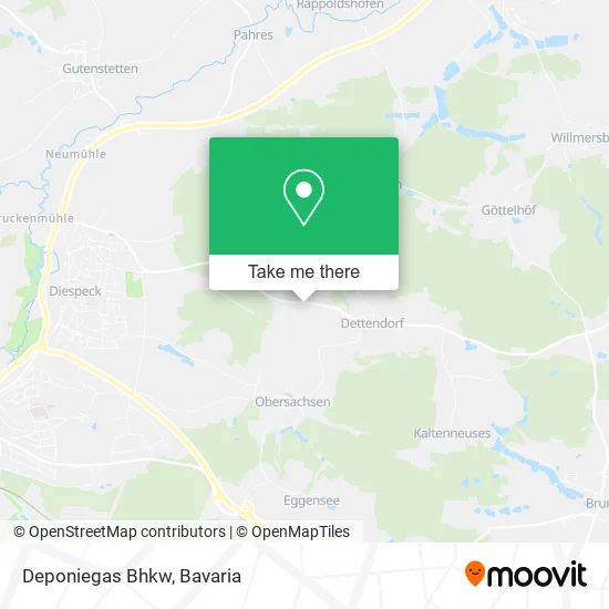 Карта Deponiegas Bhkw