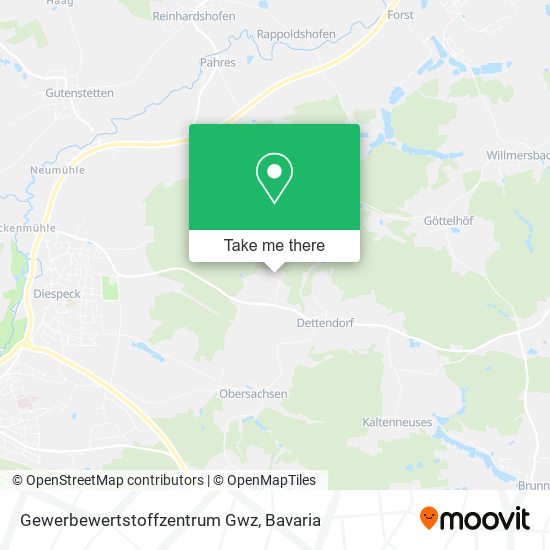 Gewerbewertstoffzentrum Gwz map