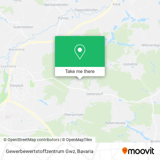 Карта Gewerbewertstoffzentrum Gwz