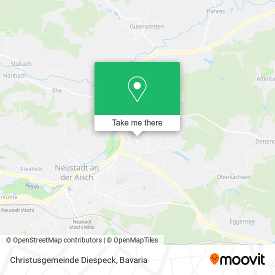 Карта Christusgemeinde Diespeck
