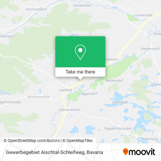 Карта Gewerbegebiet Aischtal-Schleifweg