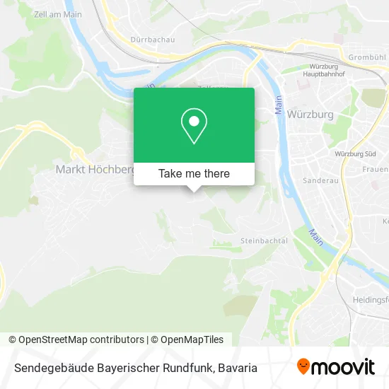 Карта Sendegebäude Bayerischer Rundfunk