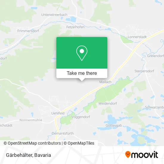 Карта Gärbehälter