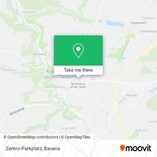 Zentro-Parkplatz map