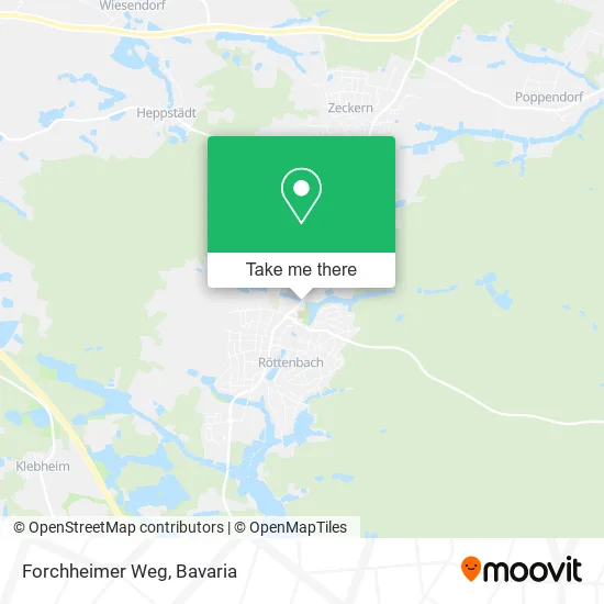 Карта Forchheimer Weg