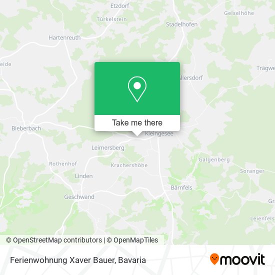 Карта Ferienwohnung Xaver Bauer