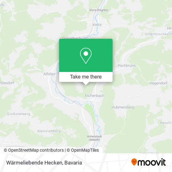 Карта Wärmeliebende Hecken
