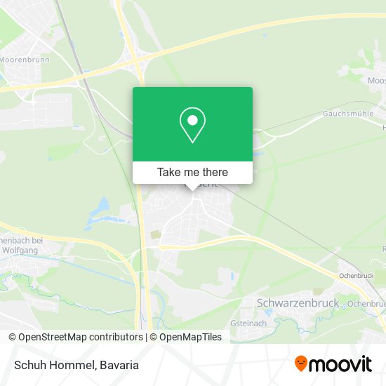 Schuh Hommel map