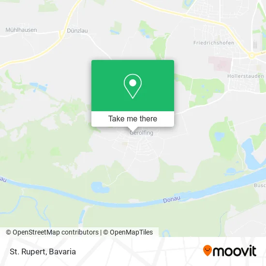 Карта St. Rupert