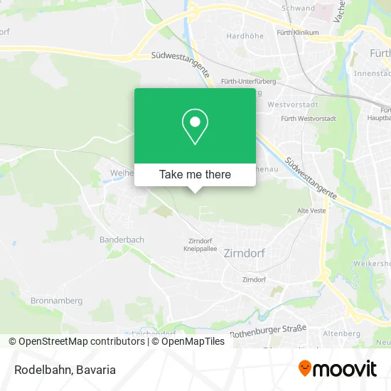 Карта Rodelbahn