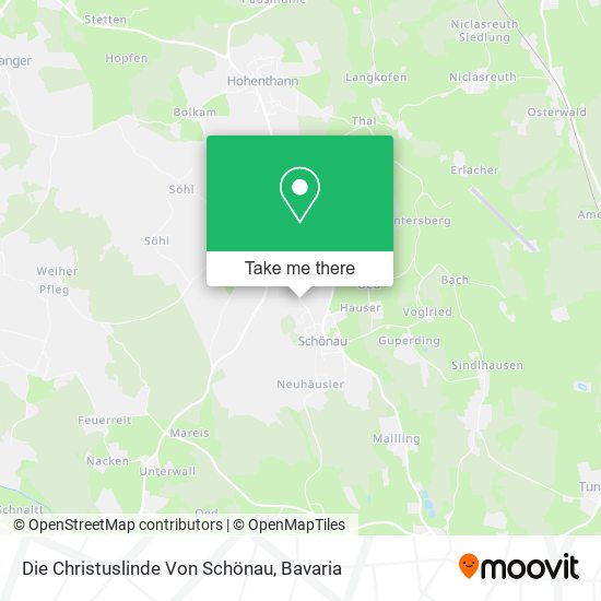 Die Christuslinde Von Schönau map