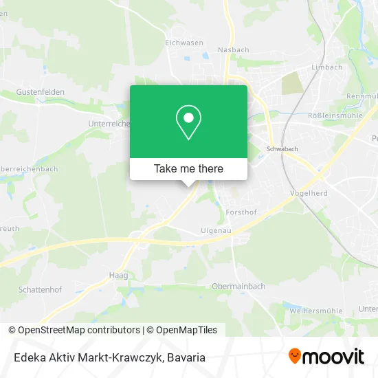 Карта Edeka Aktiv Markt-Krawczyk