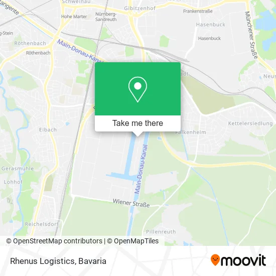 Карта Rhenus Logistics