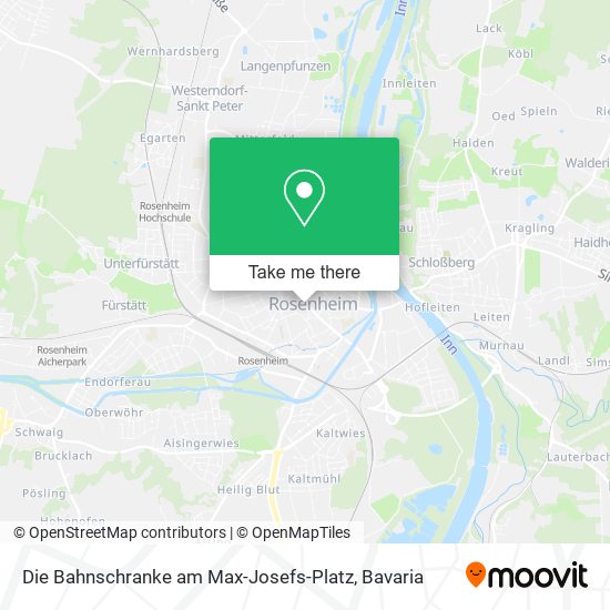 Die Bahnschranke am Max-Josefs-Platz map