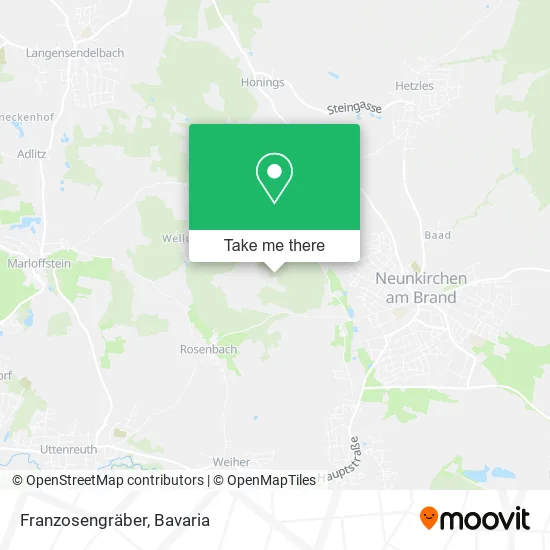 Карта Franzosengräber