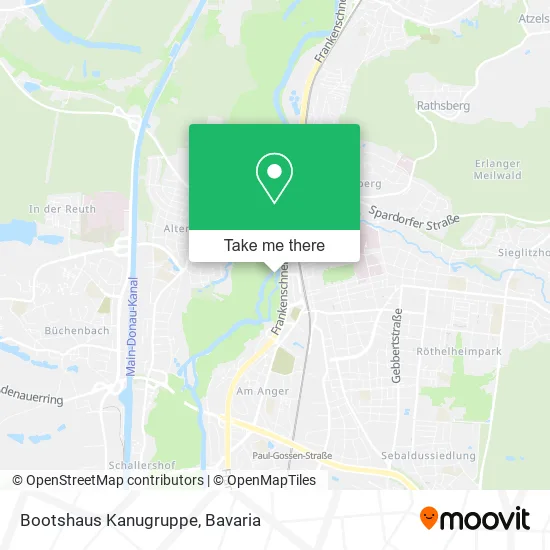 Карта Bootshaus Kanugruppe