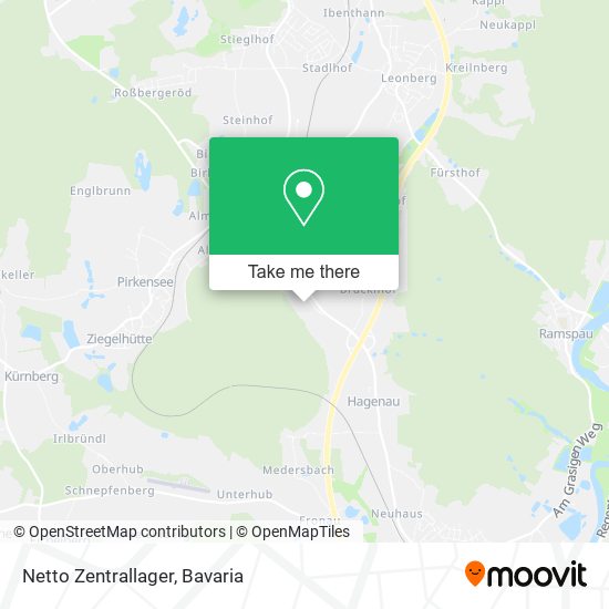 Карта Netto Zentrallager